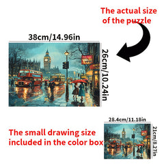1000pcs Mini Puzzle Vibrant Artwork Positive Affirmations Perfect Gift