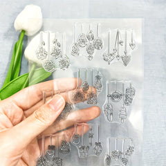 Decorative Background Transparent Silicone Stamp