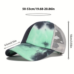 Kids Tie Dye Mesh Cap for Sun Protection