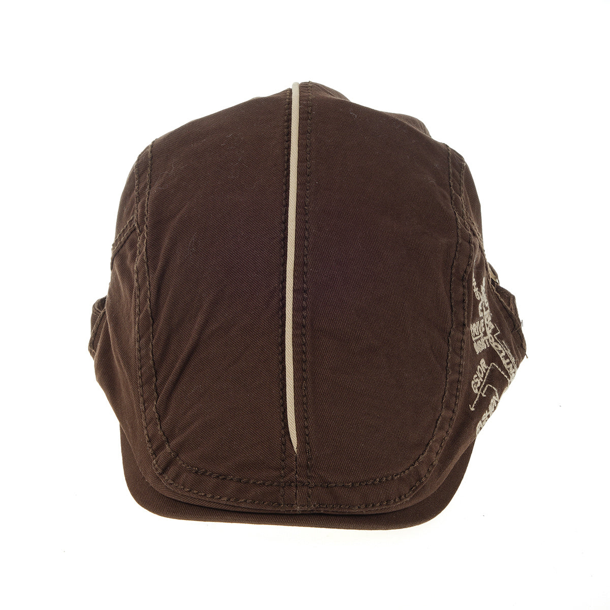 Outdoor Cotton Peaked Cap Embroidery Beret Hat