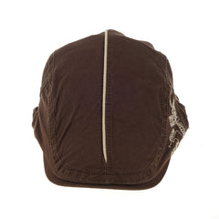 Outdoor Cotton Peaked Cap Embroidery Beret Hat