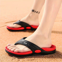 Men's Massage Thong Sandals Non Slip Flip flops for Indoor Outdoor