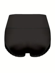 5 Pack Plus Size Panties Set High Rise Tummy Control Boy Shorts