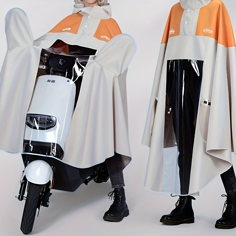 Long Body Rainproof Motorcycle Riding Raincoat