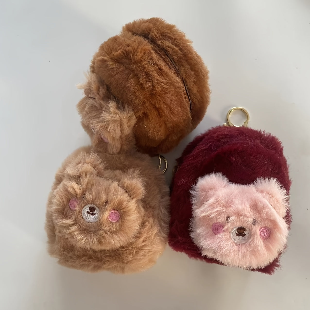 Small Coin Purse with Bear Pattern for Outdoor Travel - Gift for Friends
