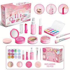 Girls' Role Play Makeup Kit Dress Up Set Non Liquid No Makeup Toy