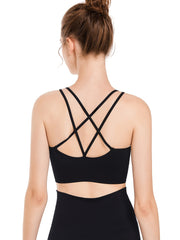3pcs Wireless Double Straps Bra Set