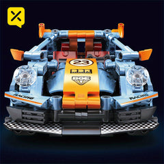 18Pcs Sports Car Shape 3D Building Block Assembly Set