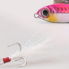 10g Metal Jig With Treble Hook Fishing Bait