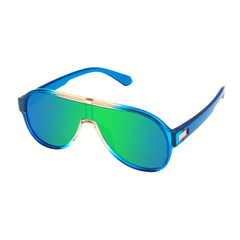 JACIEYU Polarized Aviator Sunglasses TR90 Frame Oval UV400 Sun Glasses
