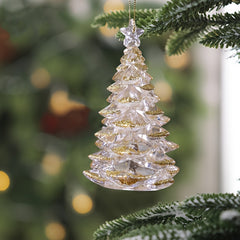 1pc Christmas Tree Crystal Pendant Decoration Supplies