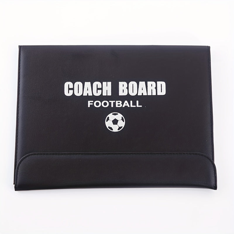 Magnetic Coach Board w/ Pen Soccer Clipboard Zipper Football Tactical Board