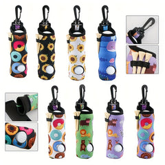 Golf Fanny Pack Ball Bag Organizer Thick Submersible Fabric Avoid Collisions