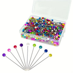 100pcs Multicolor Sewing Pins Straight Pins Craft Positioning Fixed Sewing Mark