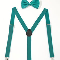 Men's Suspenders Bow Tie Set for Formal Occasions