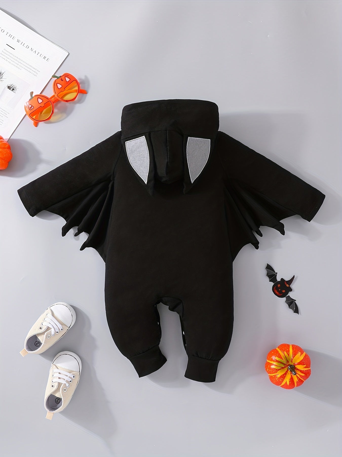 Baby Halloween Onesie Clothes Infant Long Sleeve Hooded Romper