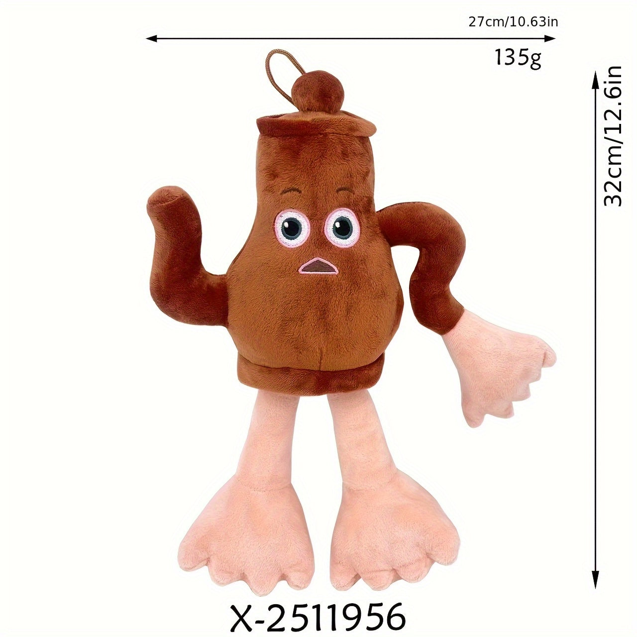 Anime Doll Gift Soft Plush Doll Expressive Eyes Stuffed Animal for Gamers