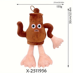 Anime Doll Gift Soft Plush Doll Expressive Eyes Stuffed Animal for Gamers