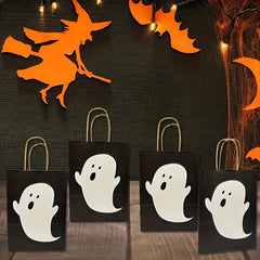 10pcs Spooky Ghost Gift Bag for Halloween Birthdays Weddings