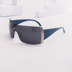 Men's Frameless Sunglasses Street Style With Glasses Box