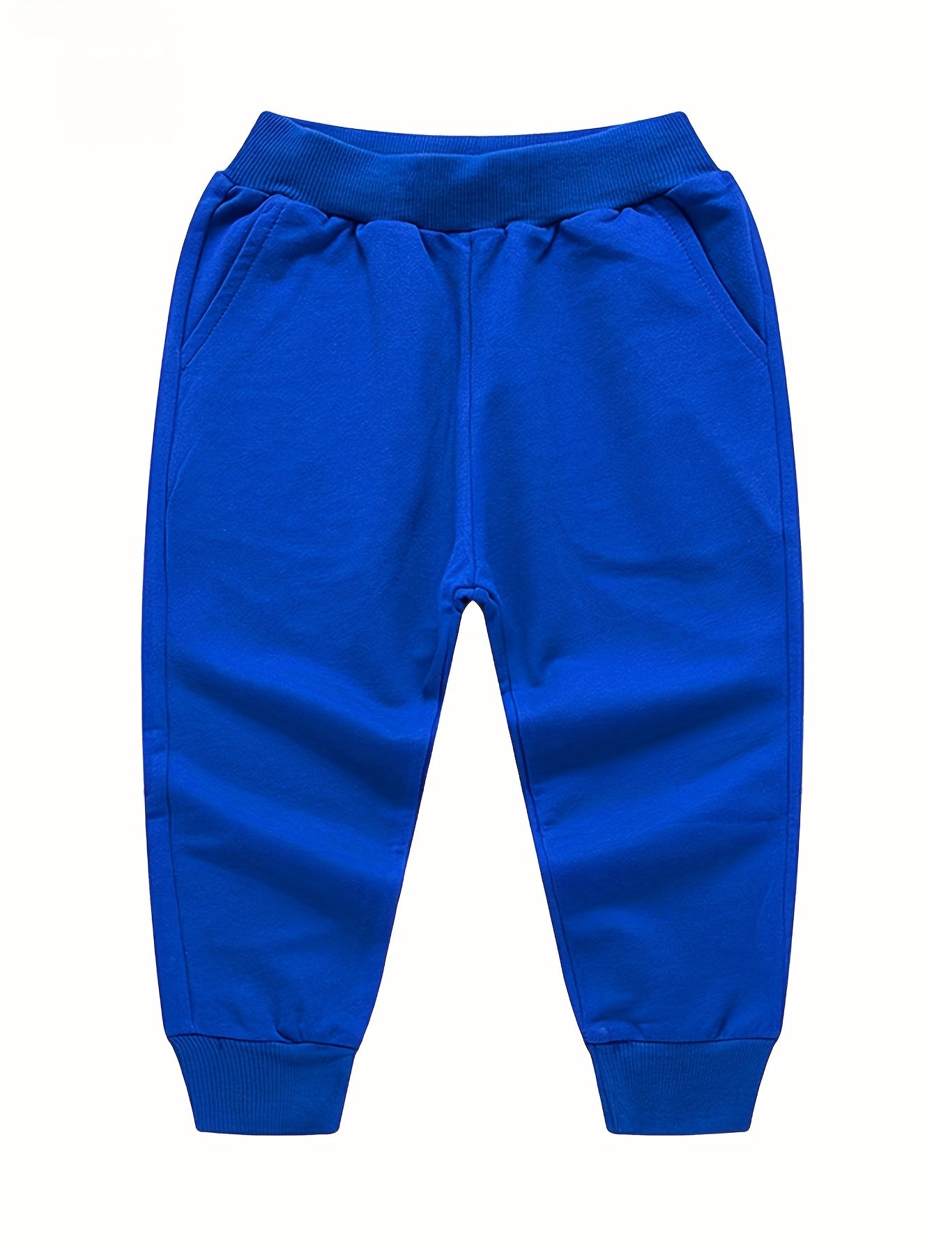 3pcs Boys Casual Active Sweatpants Breathable Jogger Sports Pants Kids Clothing