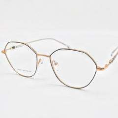 Retro Polygonal Frame Anti Light Glasses For Men Metal Frame