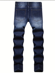 Men's Ripped Jeans Distressed Denim Pants