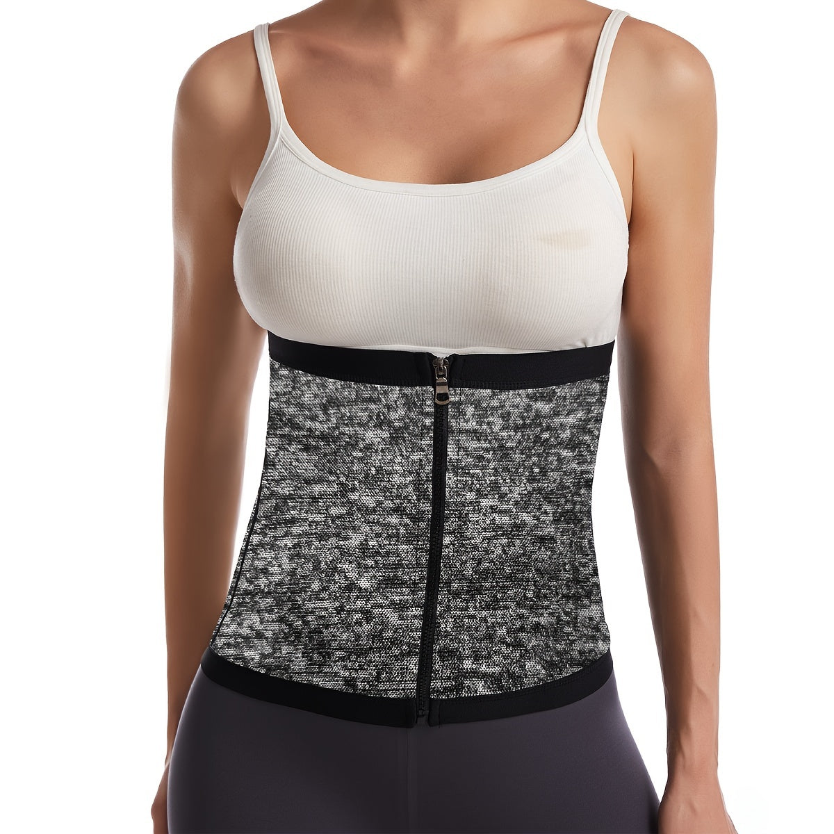 Waist Trainer Tummy Wrap Zipper Slimmer Belly Belt Women's Shapewear