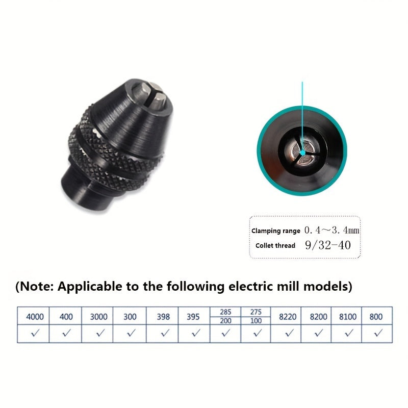Keyless Chuck Replacement for Rotary Tools 4486 3000 4000