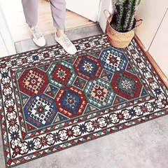 Home Entry Mat Lightweight Polyester Fabric 15.7x23.6inch, 8 Patterns
