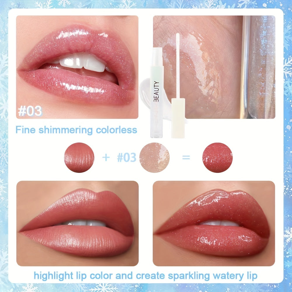 Temperature Changing Lip Plumper Lip Glaze Moisturizing Lip Gloss Sheer Lip Tint