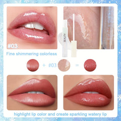 Temperature Changing Lip Plumper Lip Glaze Moisturizing Lip Gloss Sheer Lip Tint