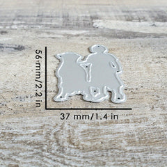 Catlove Dog Paw Track Metal Cutting Dies for DIY Craft