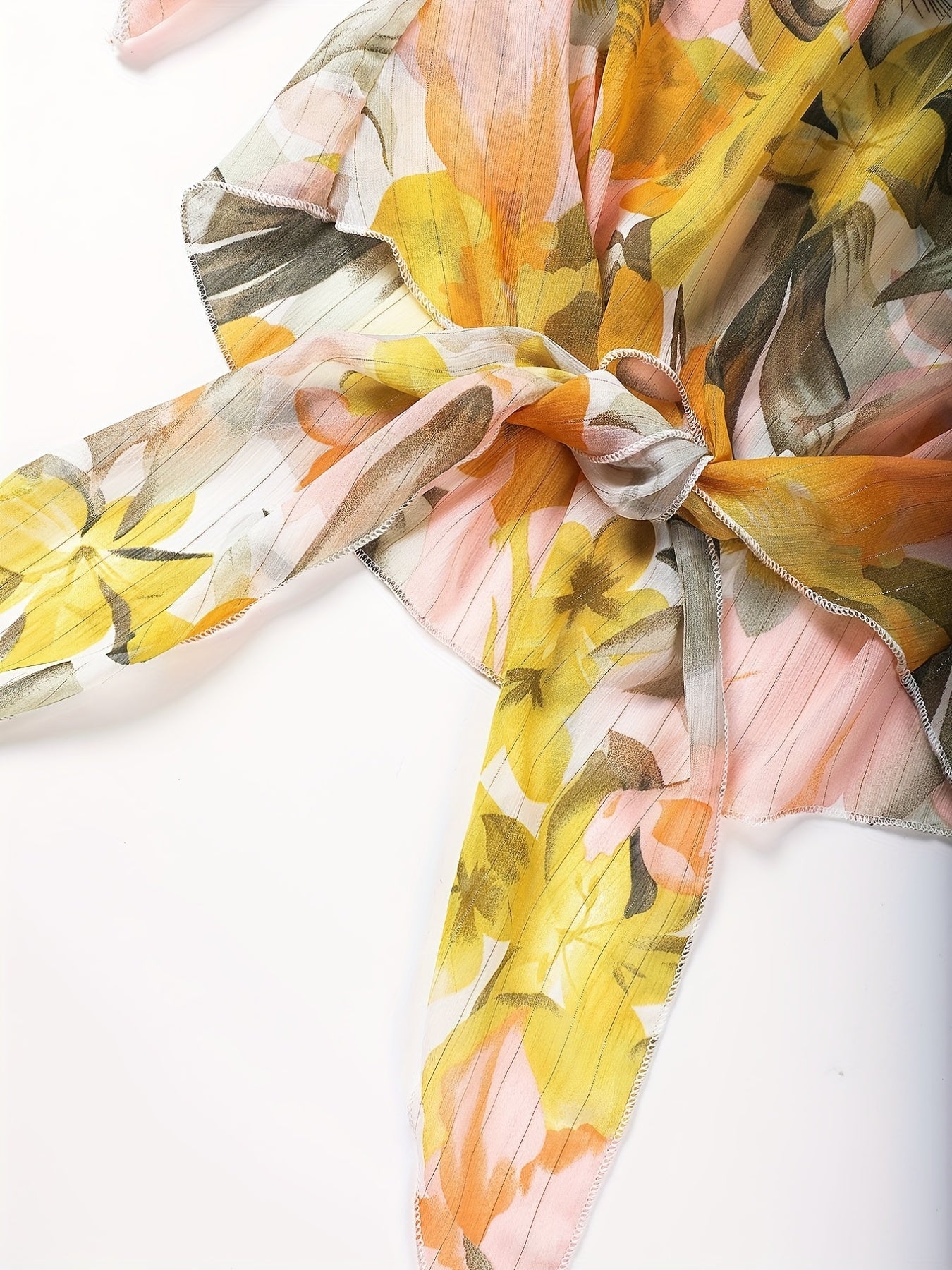 Floral Off Shoulder Ruffle Blouse for Women