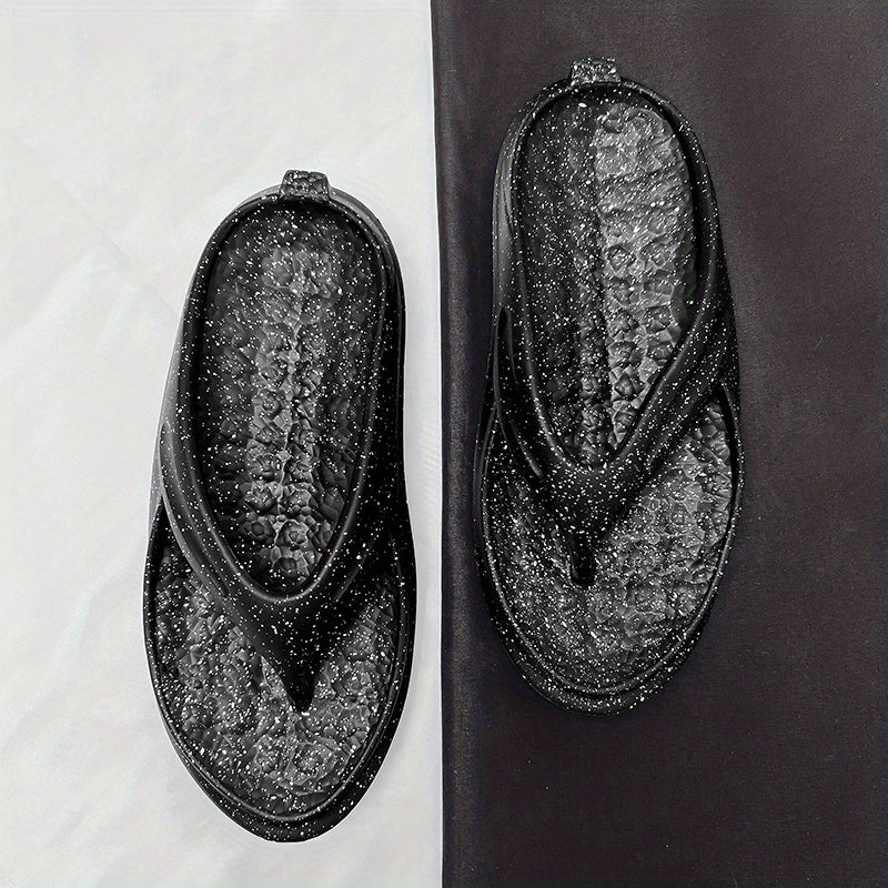 Thick Bottom Sports Slippers Soft Comfortable Solid Outdoor Slippers
