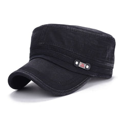 Casual Flat Cap Military Sun Hat Unisex Baseball Cap