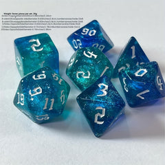 Digital Dice Set for Table Games - 7 Two-Sided Chameleon Sets