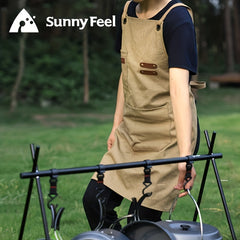 Nylon Work Apron Waterproof Adjustable Tool Apron For Cooking Kitchen BBQ Artist