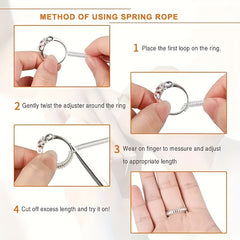 4pcs Invisible Ring Size Adjuster Transparent Silicone Ring Size Adjuster