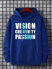 Men's Casual PASSION Hooded Sweatshirt Long Sleeve Streetwear Hoodi