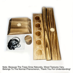 Ring Toss Hook Games with Shot Ladder Wooden Game