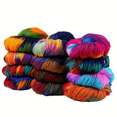 1pc Acrylic Wool Hand Knitted DIY Slipper Thread Embossed Wool 8oz