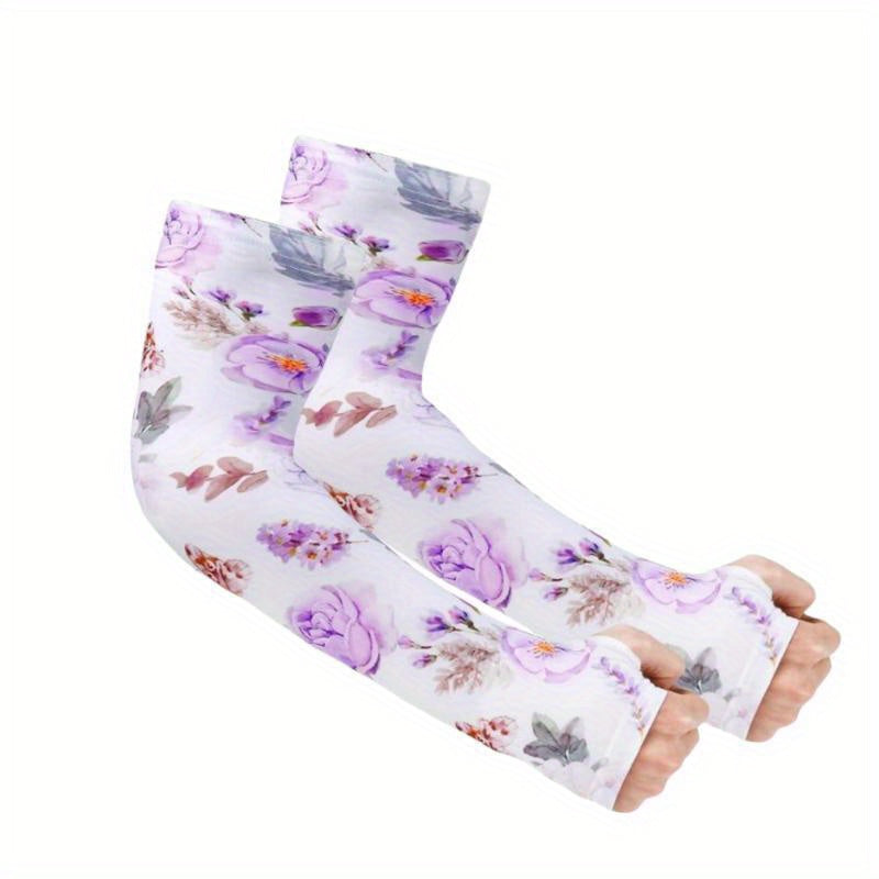 Sun Protection Arm Sleeves - Cooling Sports Compression Arm