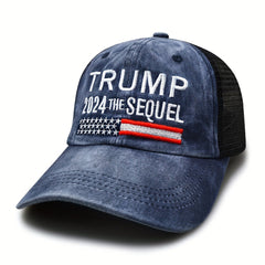 Vintage Washed Distressed Trucker Hat Adjustable Mesh Dad Hats