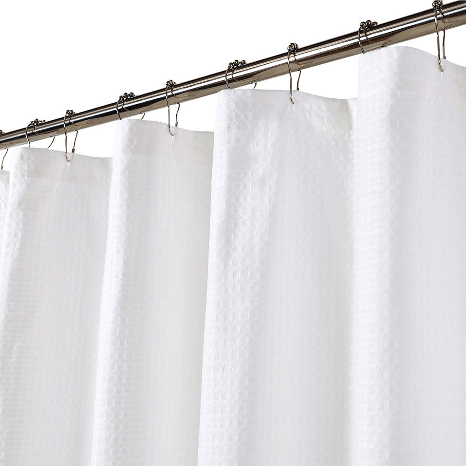 Machine Washable Water Repellent Shower Curtain for Bathroom
