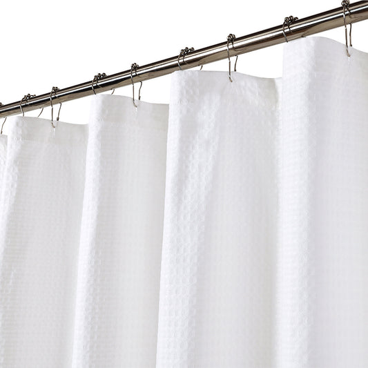 Machine Washable Water Repellent Shower Curtain for Bathroom