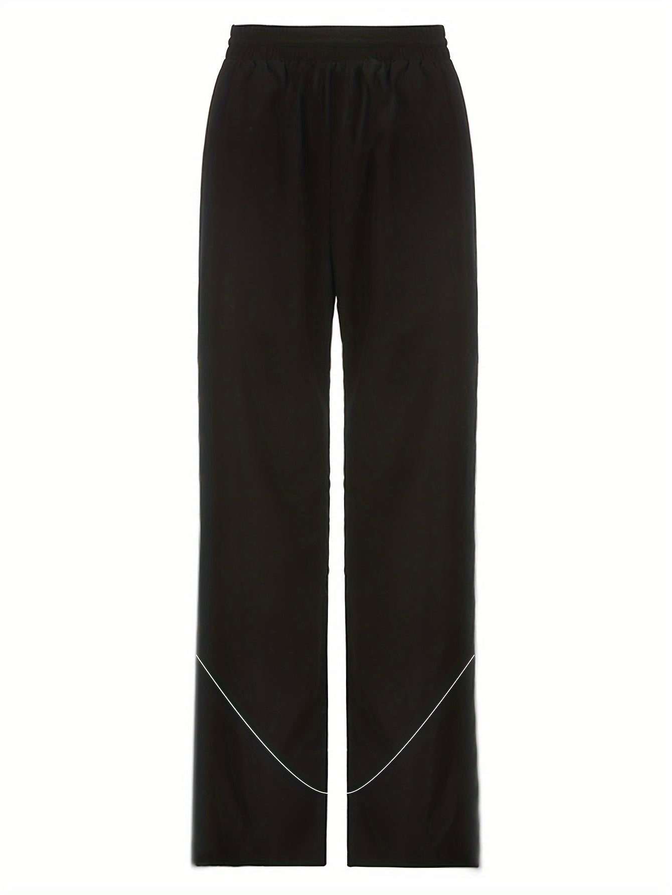 Loose Elastic Waist Cargo Pants with Side Pocket