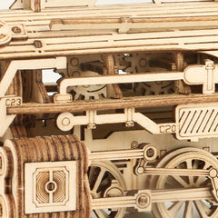 3D Wooden Mechanical Car Kit Self Build Educational Model with Carriage