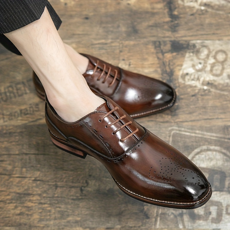 Men's British Style Oxford Shoes Wear resis...