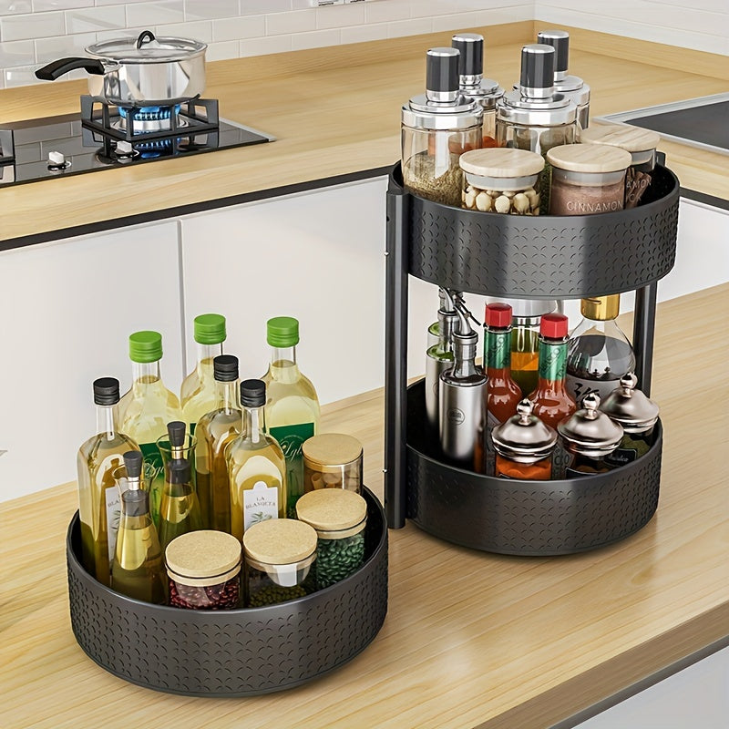 1pc Turntable Organizer Spice Spinner - Rotating Spice Rack Holder